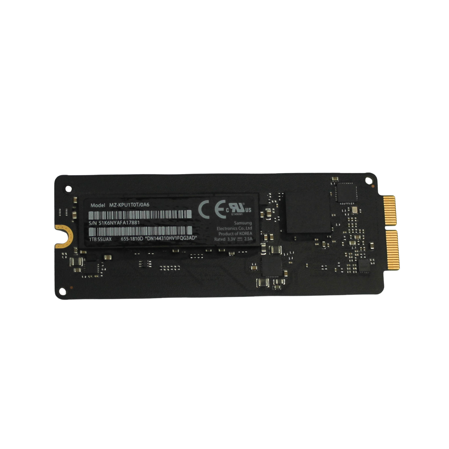 MZ-KPU1T0T Samsung 1TB SSUAX 655-1810D FOR APPLE A1398 A1502 2013-15 "GRADE A"
