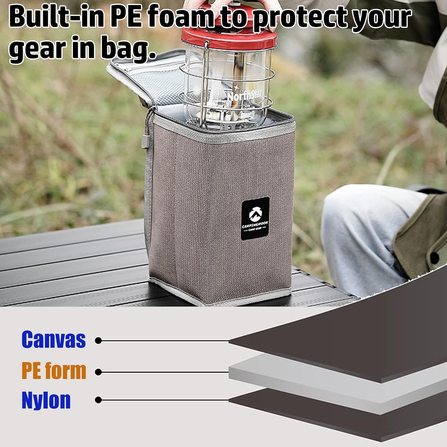 VersaGuard Camping Lantern & Gear Storage Case
