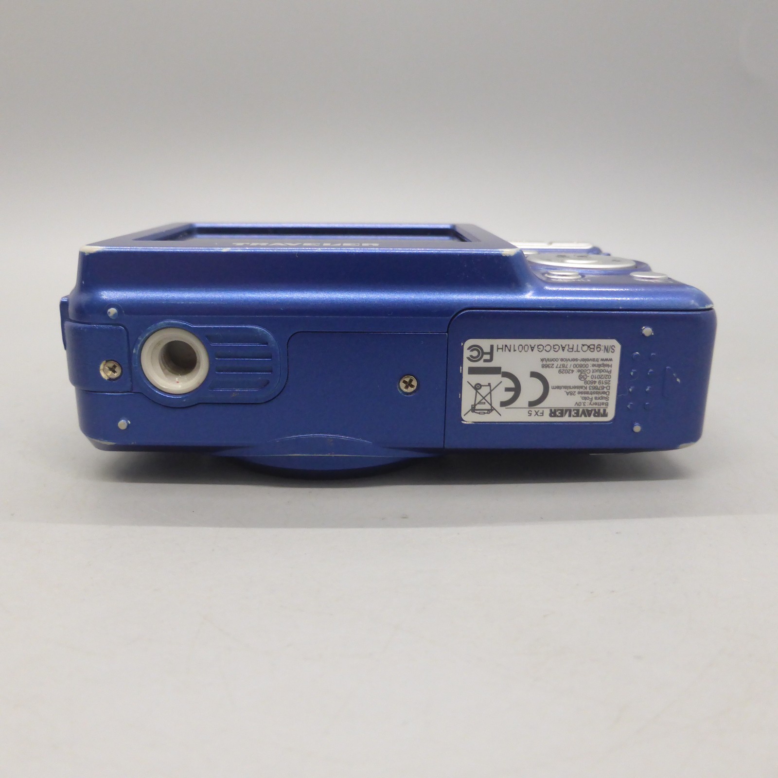 Traveler Digital Camera FX-5 5.0MP Blue Tested *Read*
