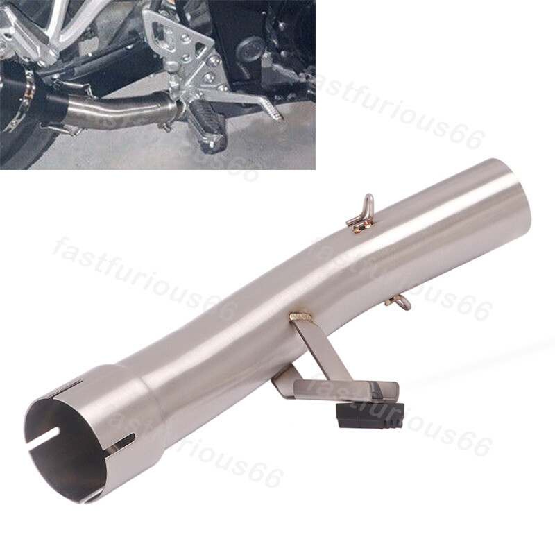 For Suzuki GSX650F Bandit 650 GSF1250 Exhaust Muffler Mid Link Pipe Connect Tube