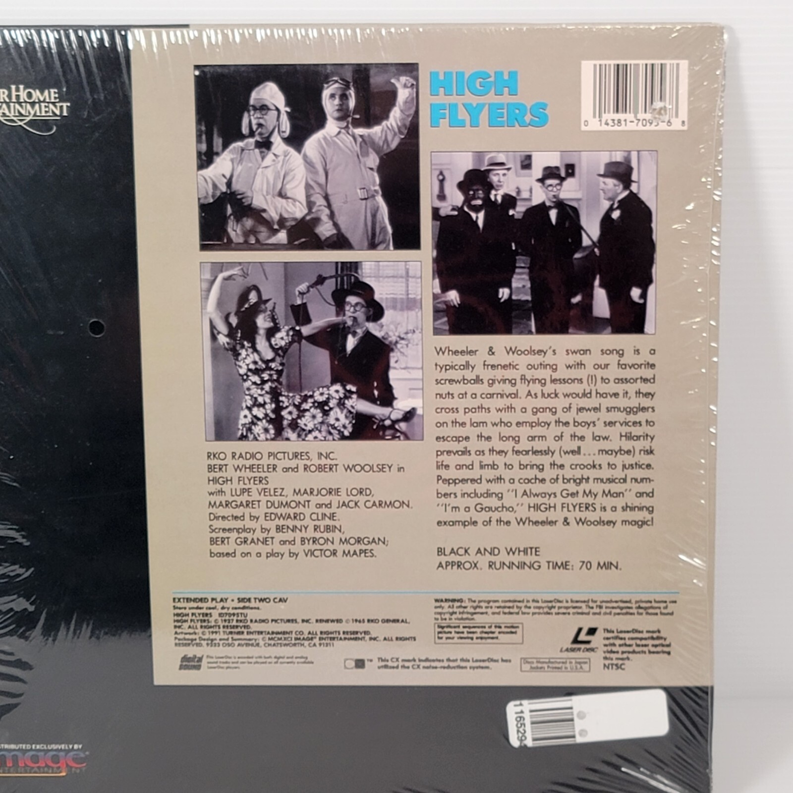 High Flyers - Laserdisc LD 1937 - Tested B2