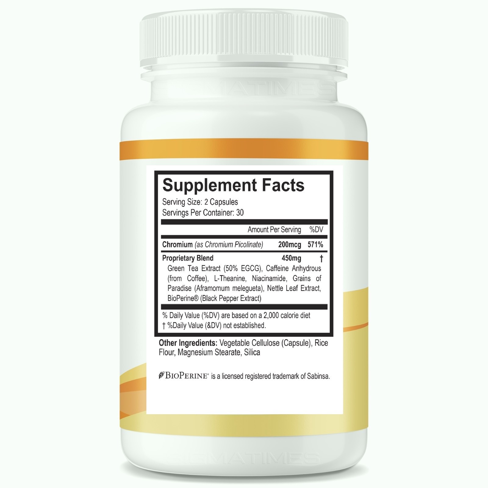 Burn Peak Weight Management Fat Burner Formula - 60 Capsules