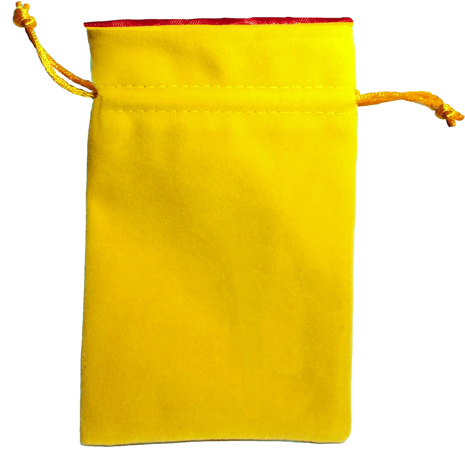 Gold Velvet with Luxury Satin Red Lining 4x6 Opera Glasses Bag Storage Pouch