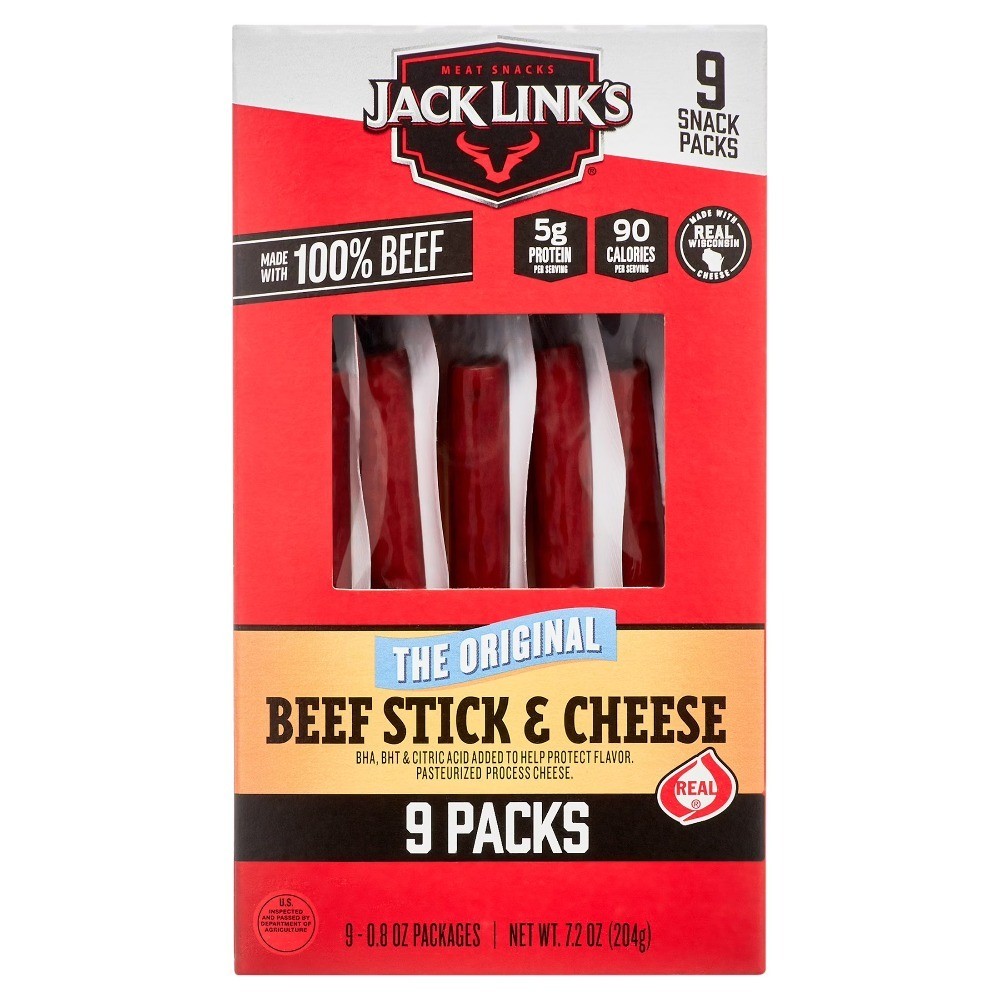 Original Beef and Cheese Snack Sticks 9 Pack Variety Box