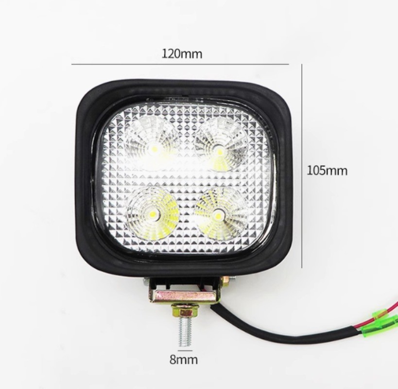 1PC 1-10 Ton Forklift Universal LED Headlight 12-48v for Hangcha longgong