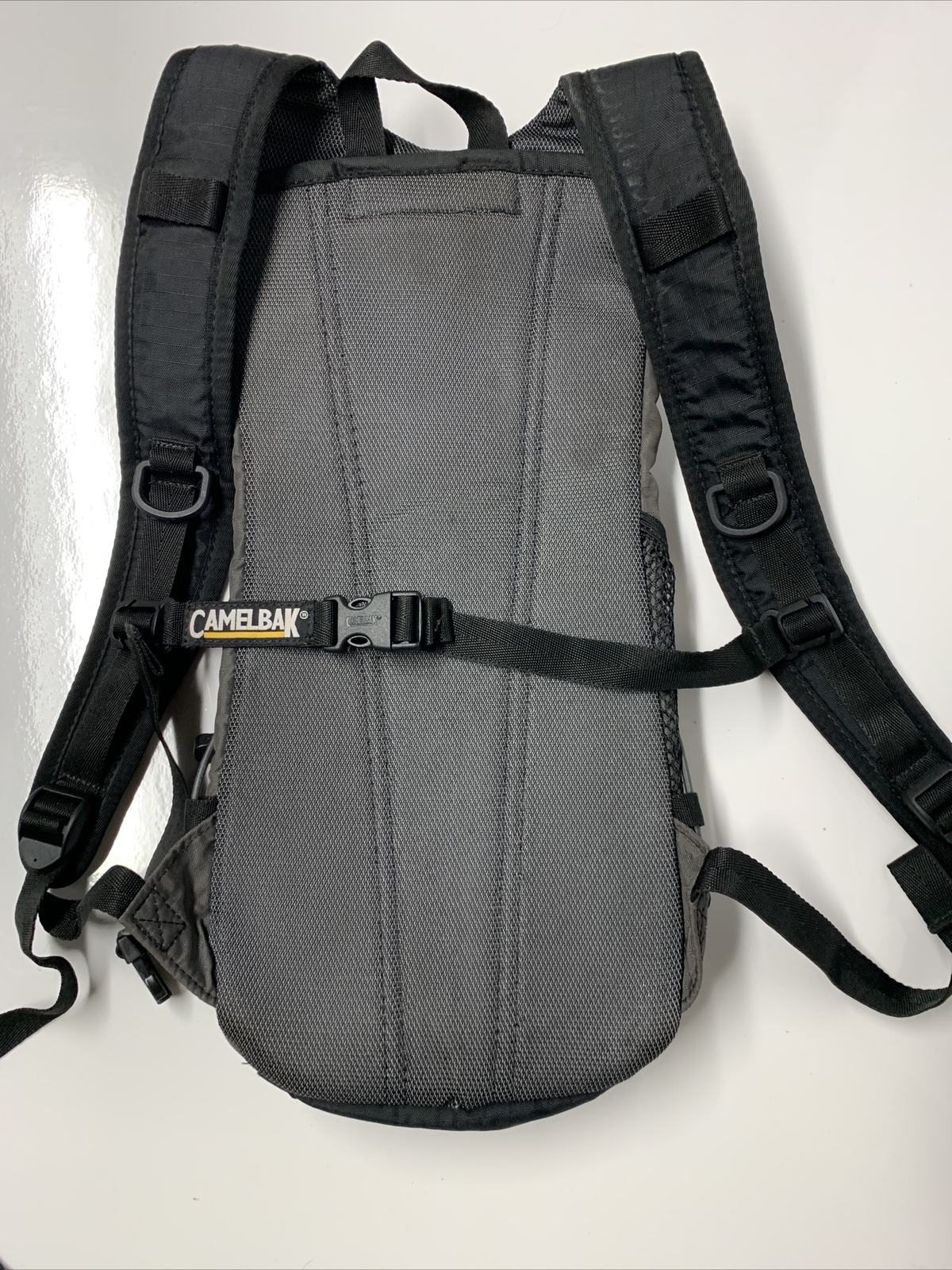 EUC Camelbak LOBO Hiking Padded Backpack Black Tan - No Hydration Pack