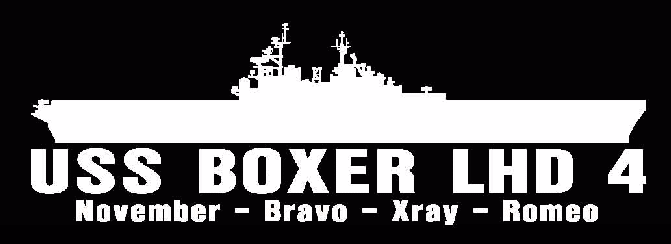 USS BOXER LHD 4 Silhouette Decal U S Navy USN Military