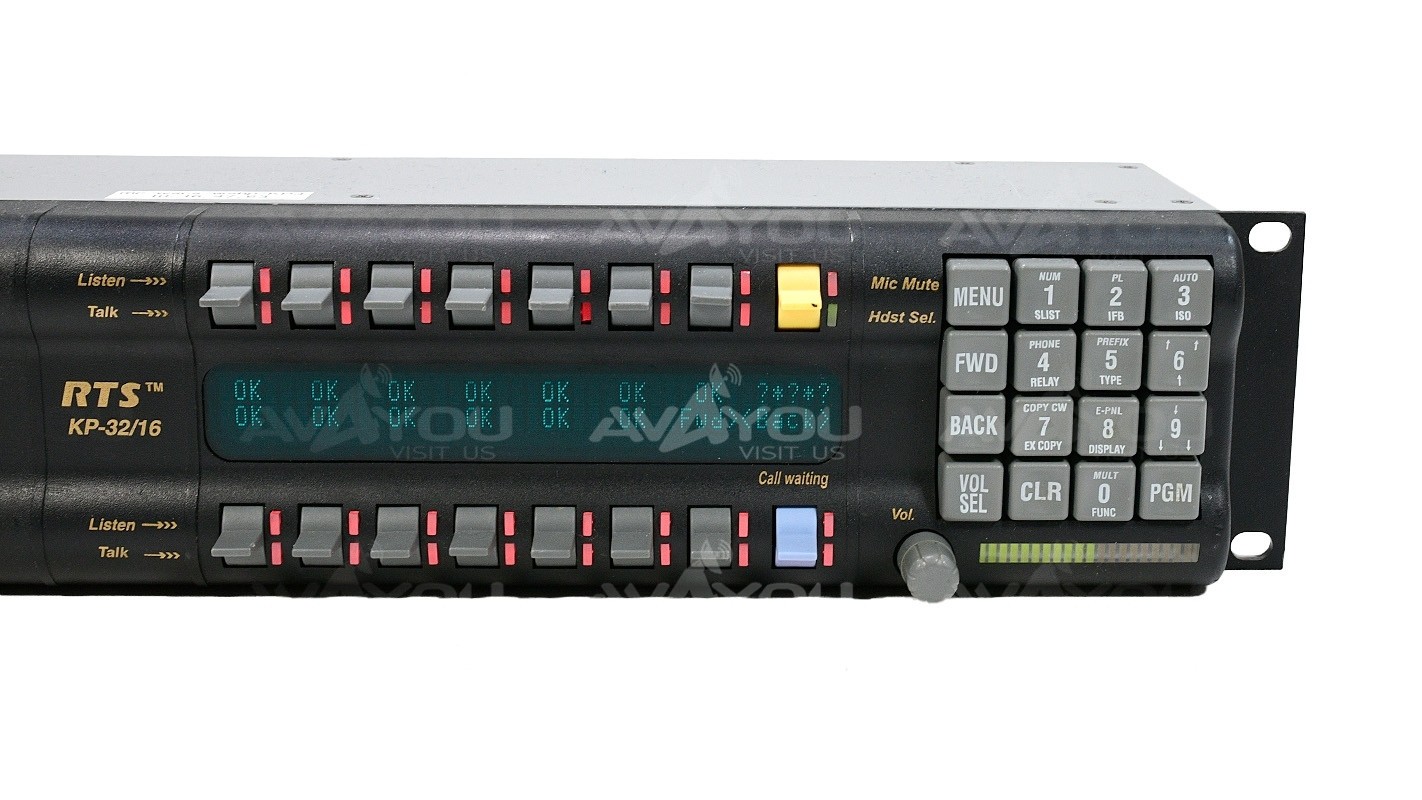 RTS Telex KP-32/16 Intercom Keypanel KP32 OKI 5Pin +OMNEO +PS
