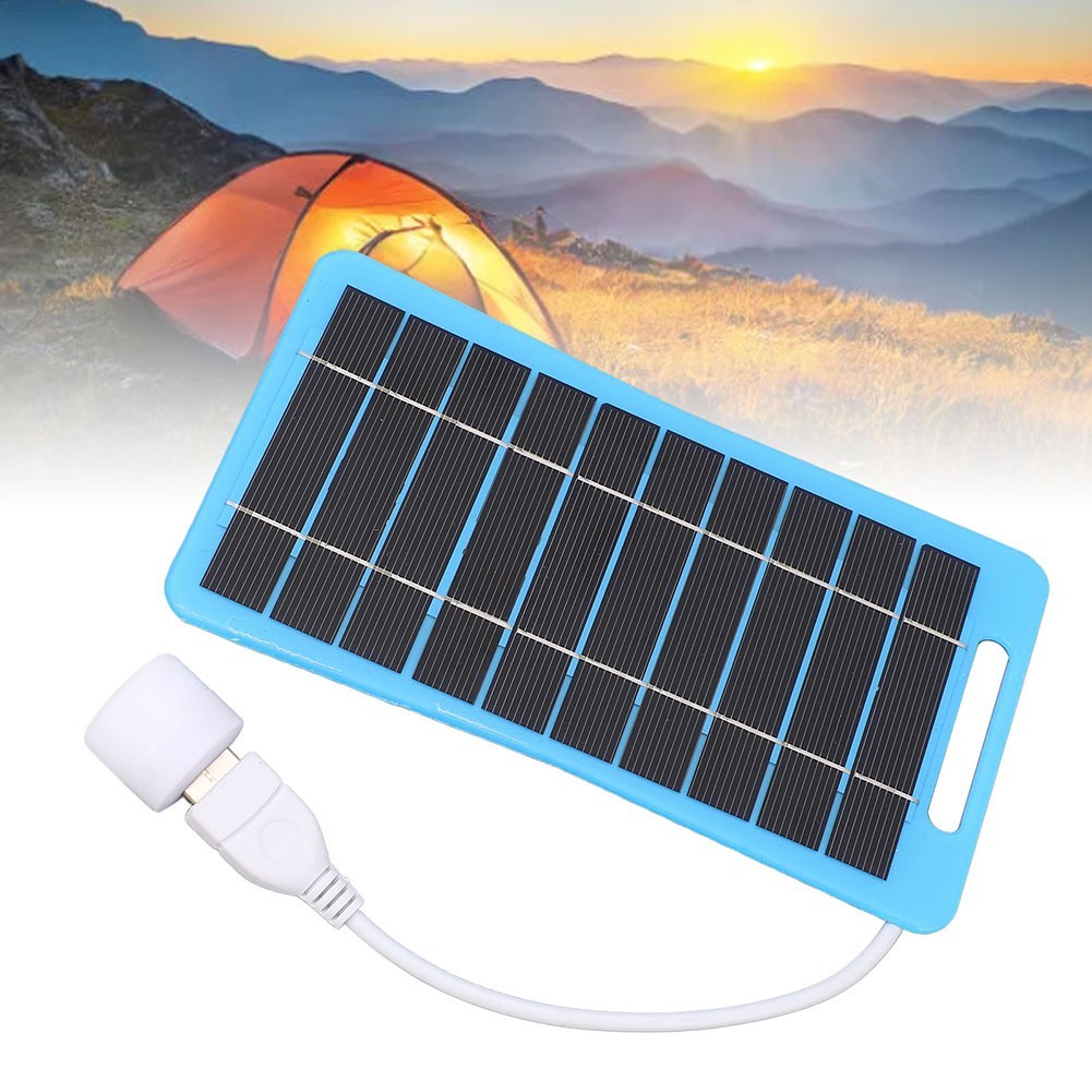 Compact 5W Solar Panel with USB Compatibility Essential Gear for Travelers