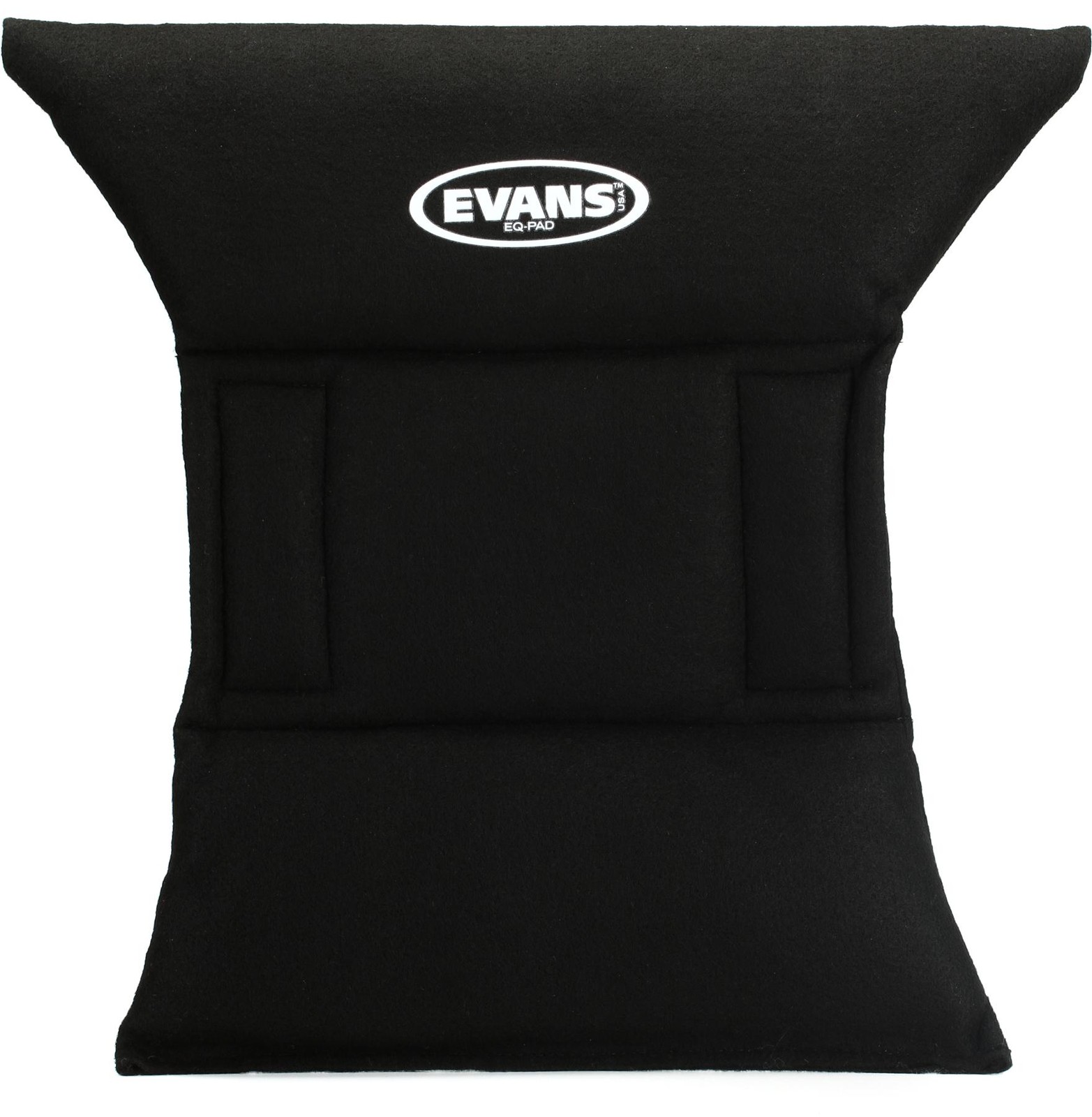KICKPRO Weighted Kick Drum Pillow - Black + Evans EQPAD Value Bundle