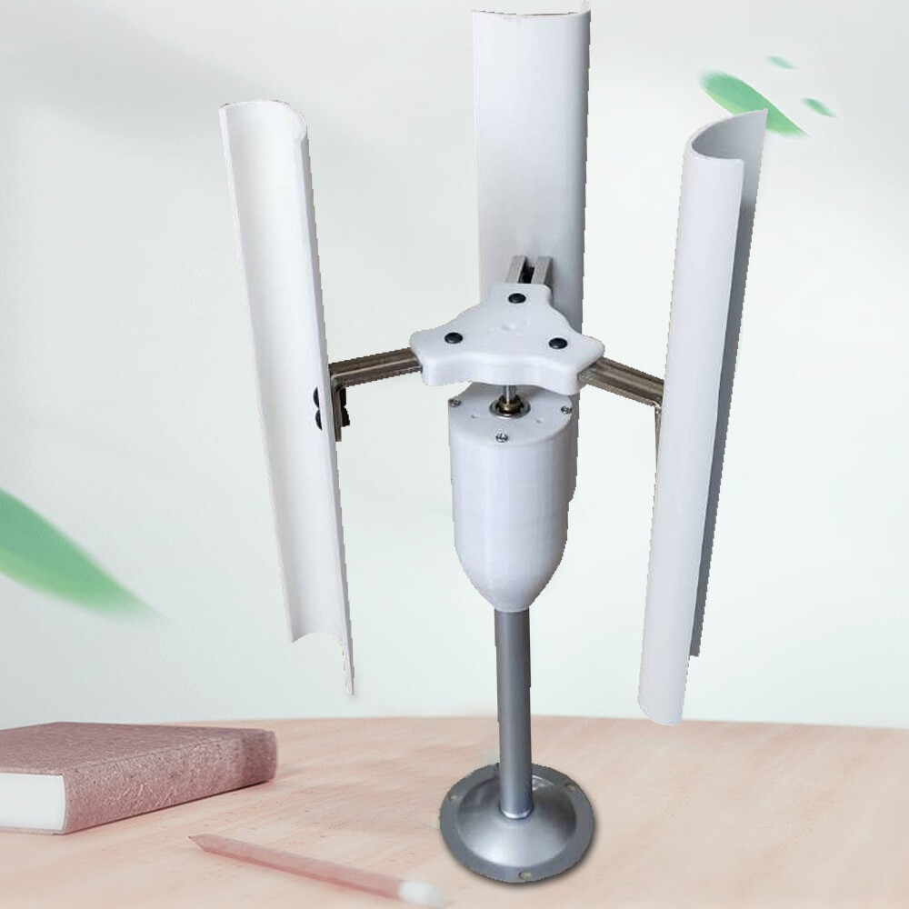 12V 3 Phase Permanent Magnet Generator Vertical Axis Wind Turbine Teach Model