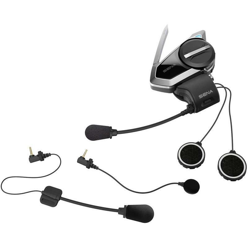 Sena 50S HD Motorcycle Bluetooth Communication System Mesh Intercom Single Pack