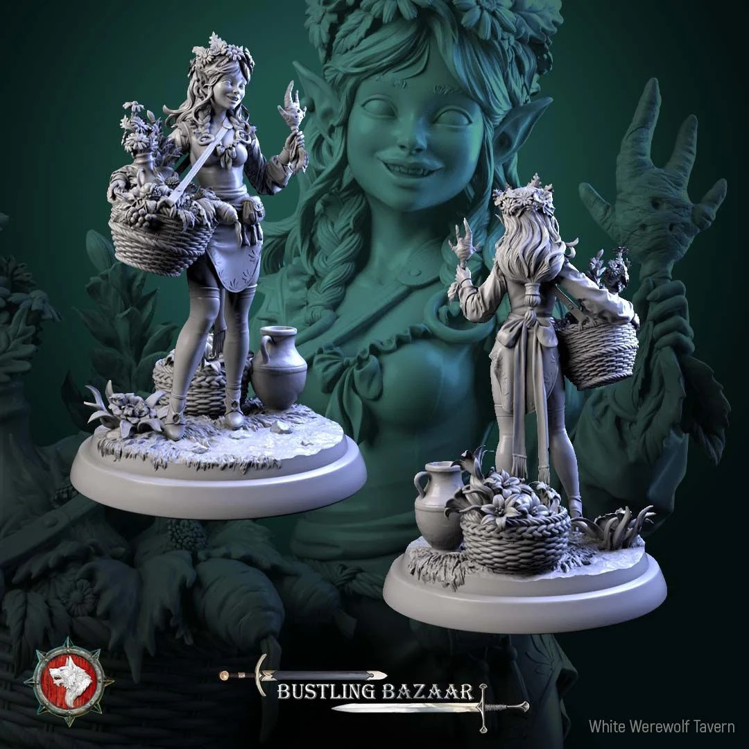 Clover Mossroot - Resin Tabletop Miniature