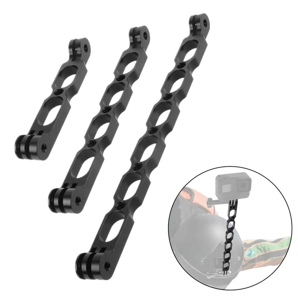 Angle Adjust Alloy Extension Rod Arm Mount Helmet For Gopro Max For Insta.360
