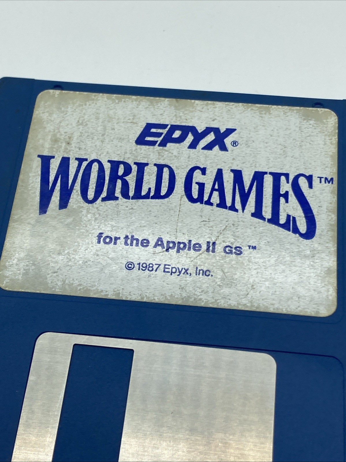1987 WORLD GAMES For Apple IIGS By Roux VTG Floopy Disk Untested