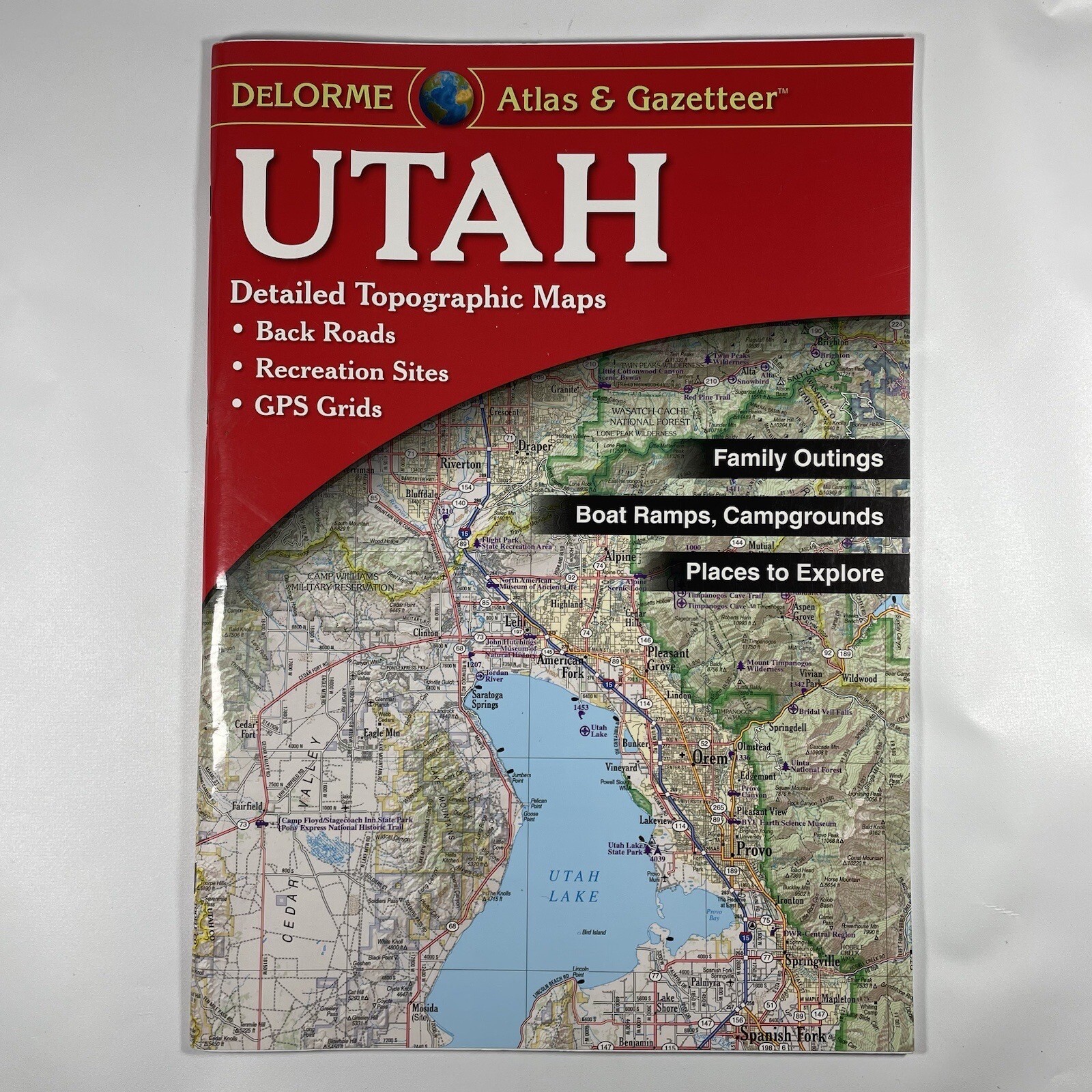 Utah State Atlas & Gazetteer DeLorme 2014 Topographic Maps GPS Grids Roads