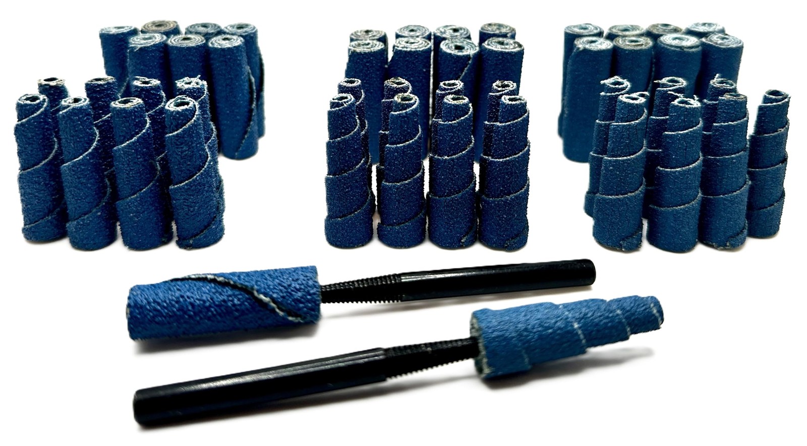 Pro-Graad 50 Piece Zirconia Abrasive Sanding Cartridge Spiral Roll Sander Kit,