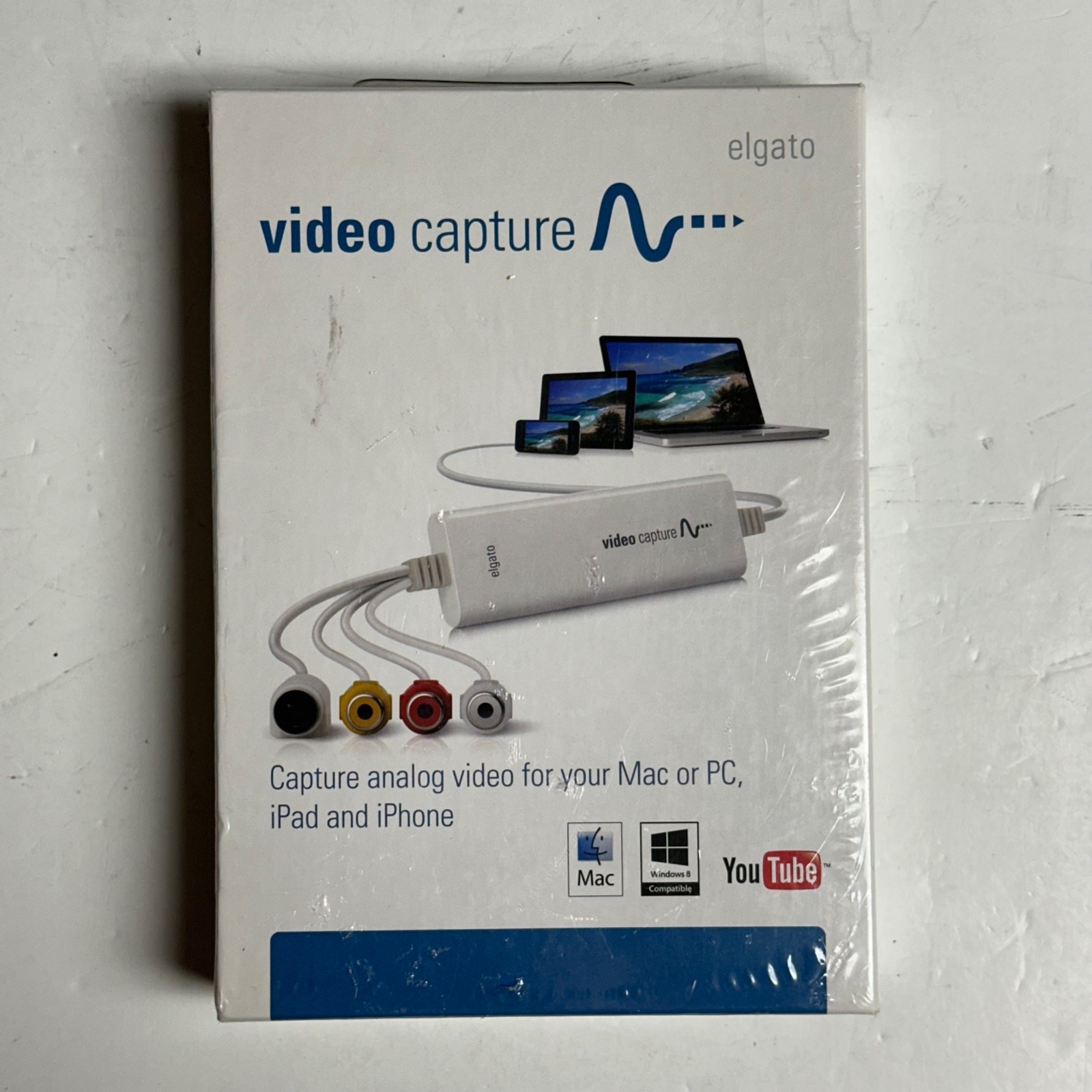 Elgato Video Capture Analog to Digital USB Mac PC iPad iPhone: New & Sealed