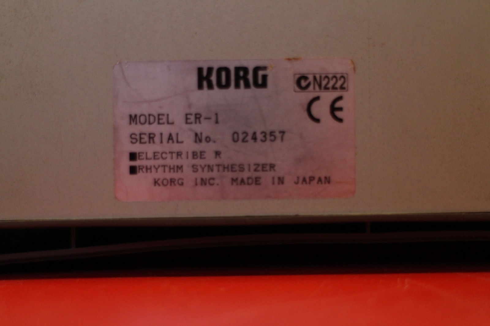 USED KORG ER 1 Drum Machine Rhythm Box U2986 260529