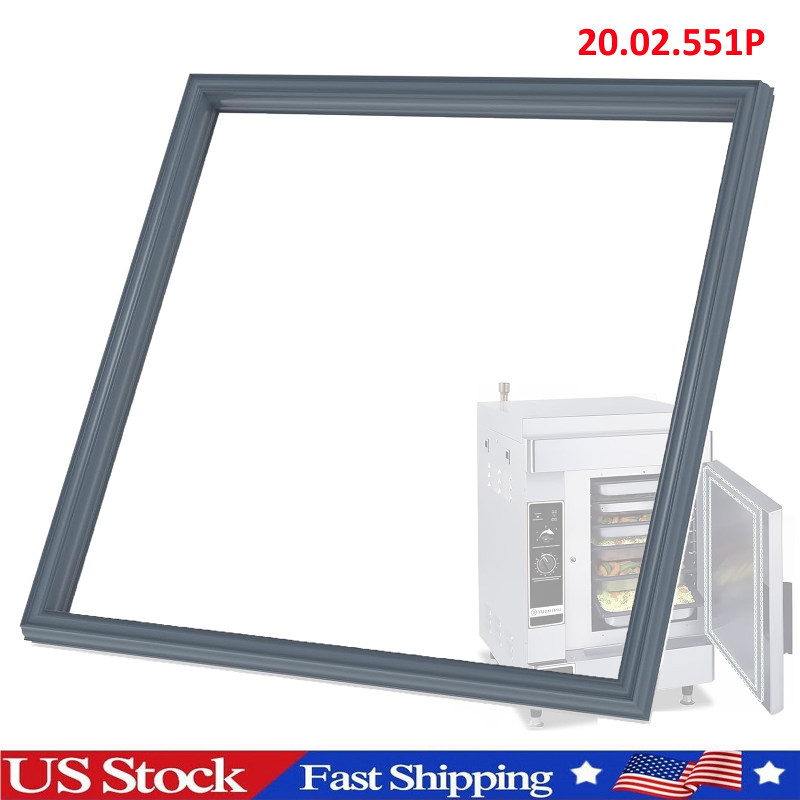 for Rational Door Gasket SCC 62, CMP 62 Oven for iCombi 6-full size Classic/Pro