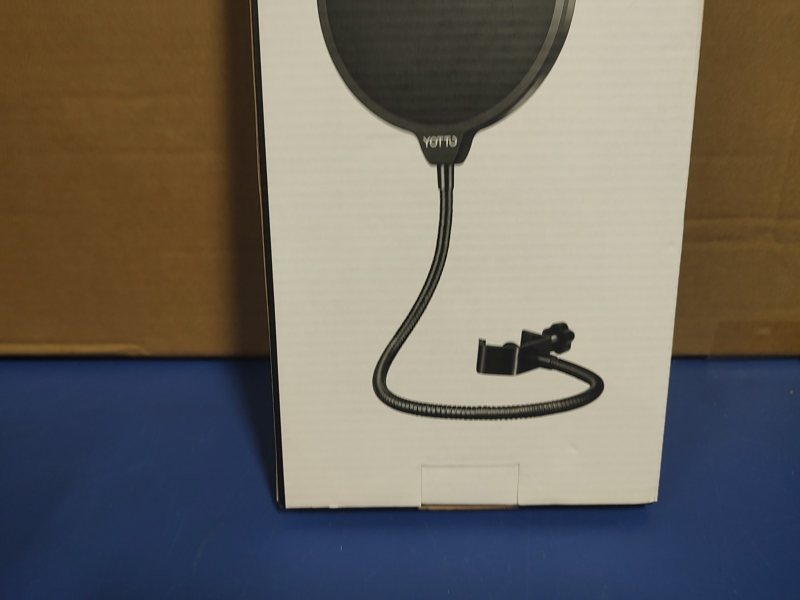 Movo PF-6 Dual Layer Microphone Mesh Pop Filter with Gooseneck Arm and Clamp