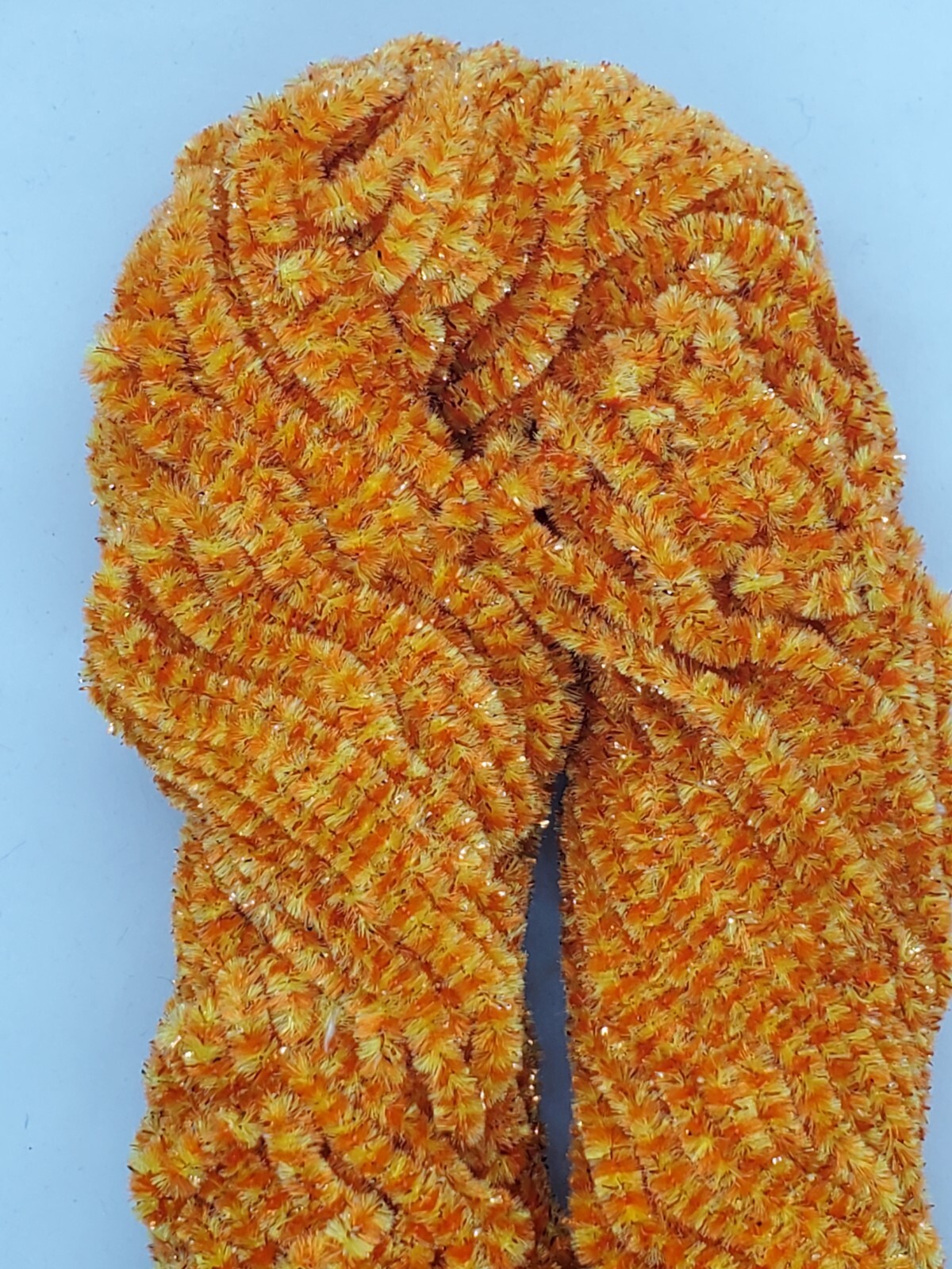 ORANGE CRUSH New Age Chenille 5 Yard Pack Size #2 Medium Fly & Jig Tying