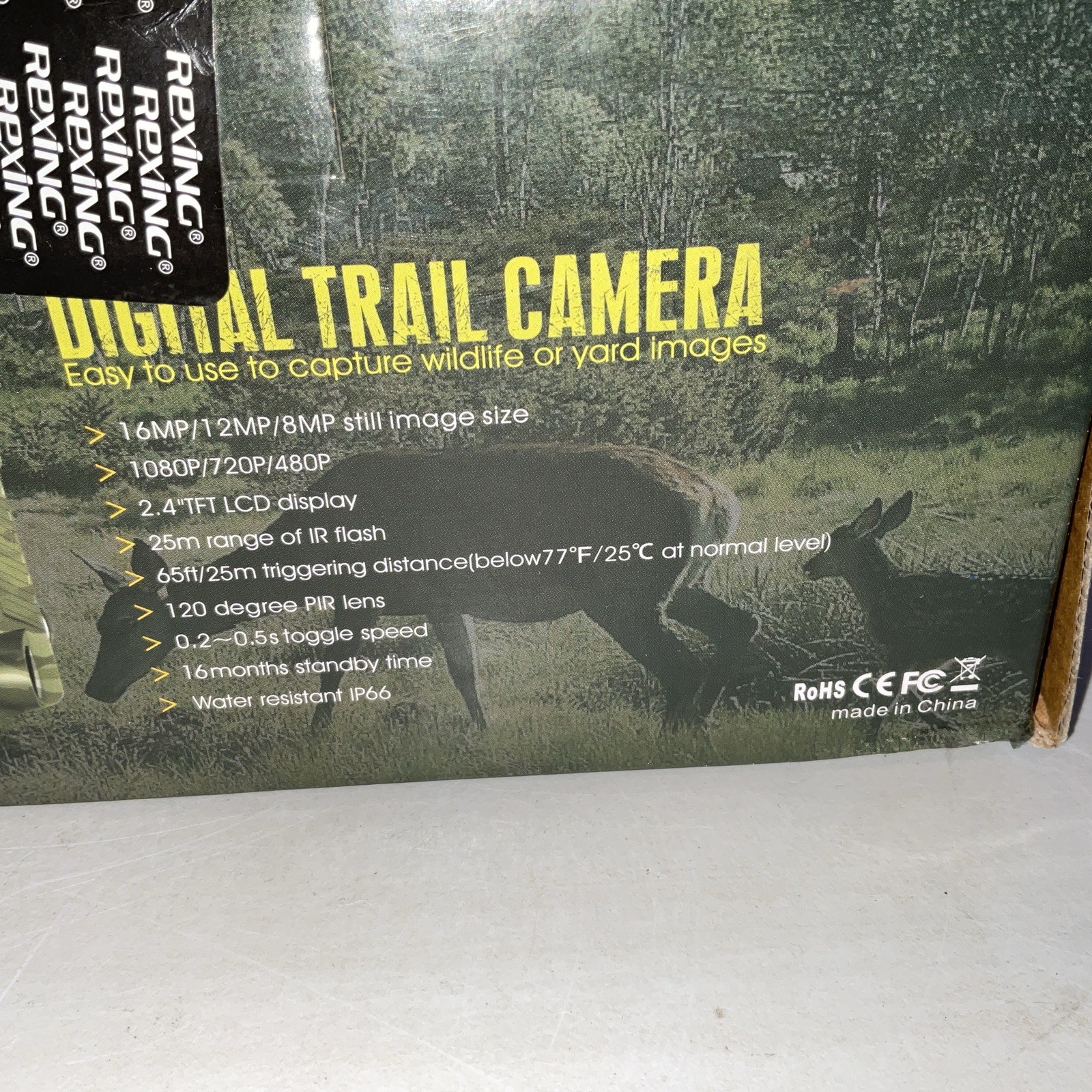 Rexing Woodlens H1 HD 16MP 1080P Hunting Digital Trail Surveillance Camera