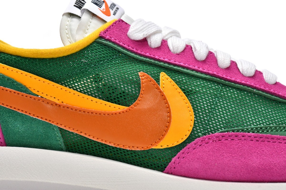 Brand New Sacai x Nike LDV Waffle Men Shoes Pine Green Purple