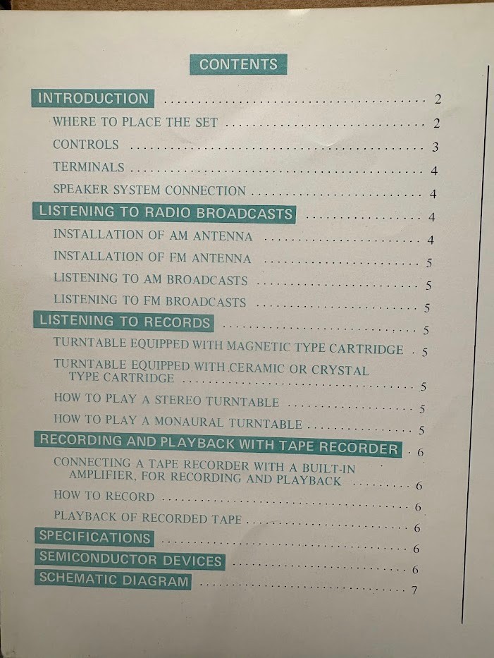 Vtg AGS Electronics TK-34 Receiver Owner's Manual A.G.S.