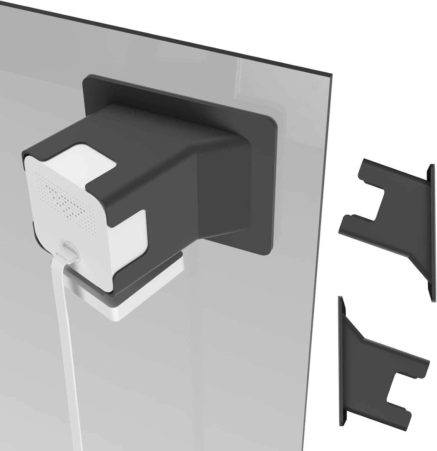 Teccle 2 Pack Angled Window Mount for Wyze Cam V4 Cam V3, 20 Degrees Tilt ( Up/D