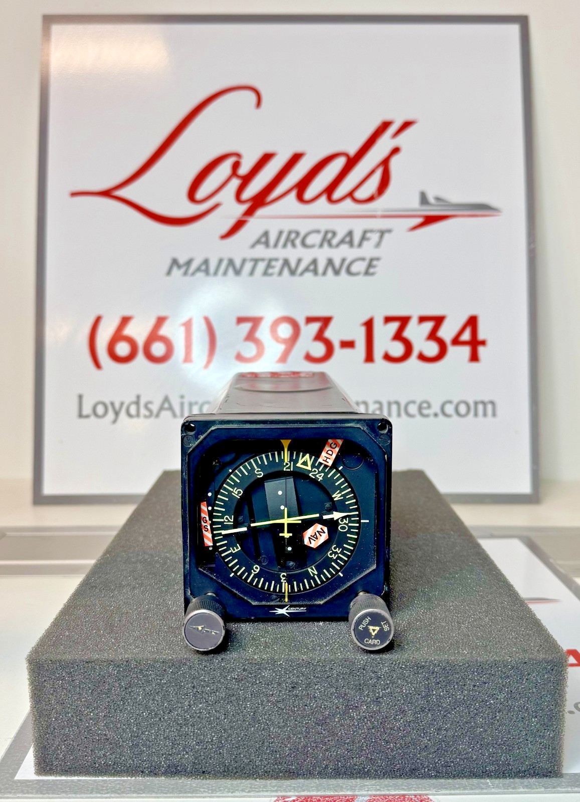CENTURY FLIGHT SYSTEMS NAV. SITUATION DISPLAY PN: 52D136-1333