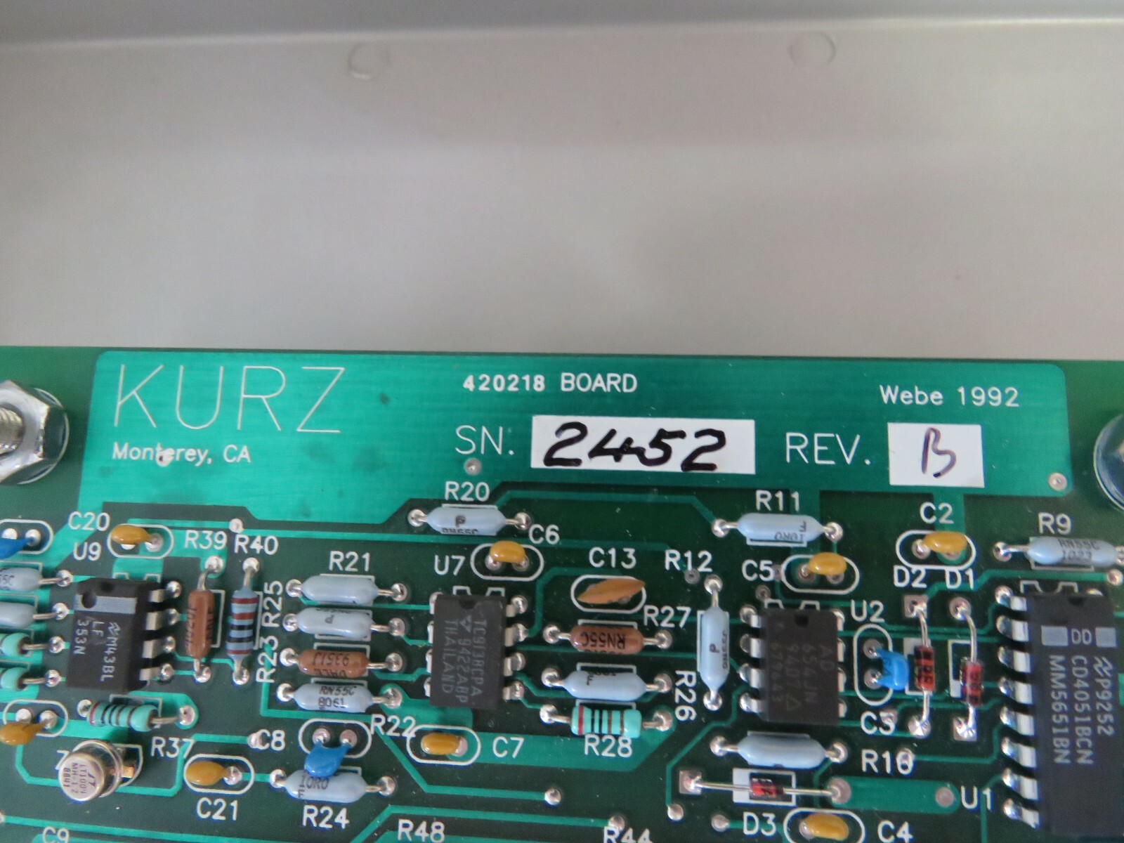 KURZ SERIES 155 ADAM MASS FLOW COMPUTER 155-A NEW
