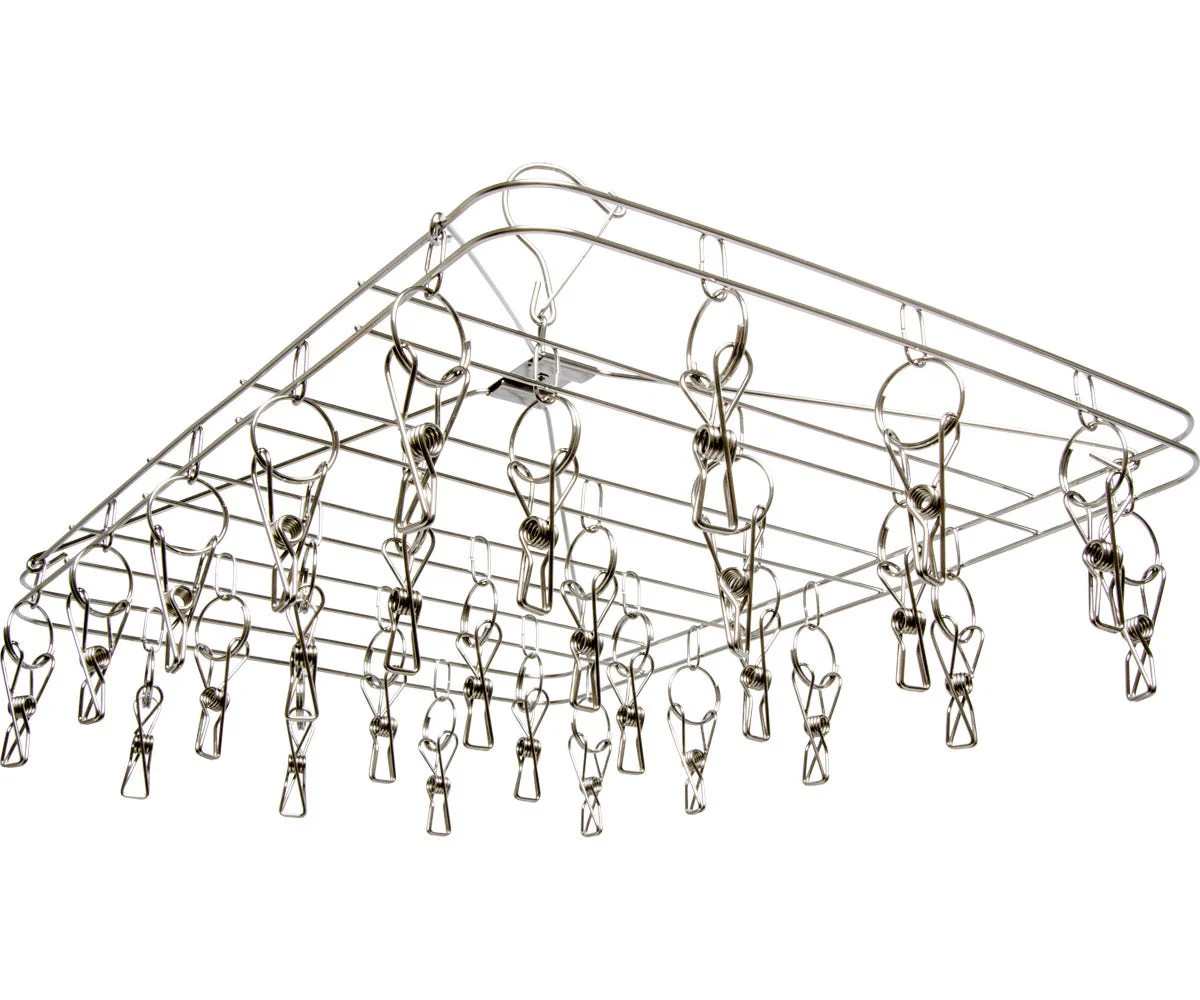 Hydrofarm StackIt Stainless Steel Drying Rack Hydroponic Indoor Garden