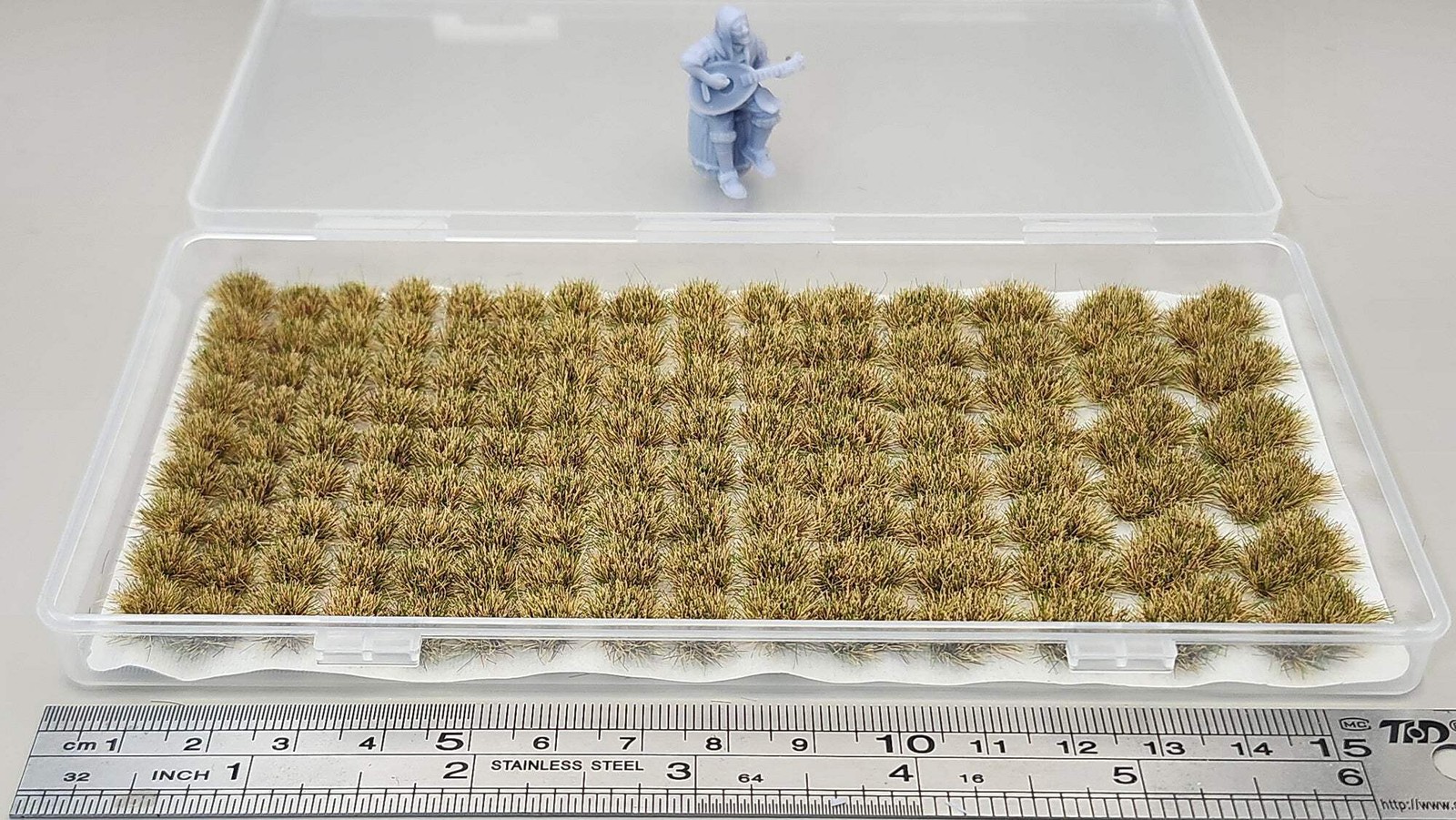 JHT - Autumn Yellow Model Grass Clusters - Self Adhesive Grass Tufts - 5mm heigh