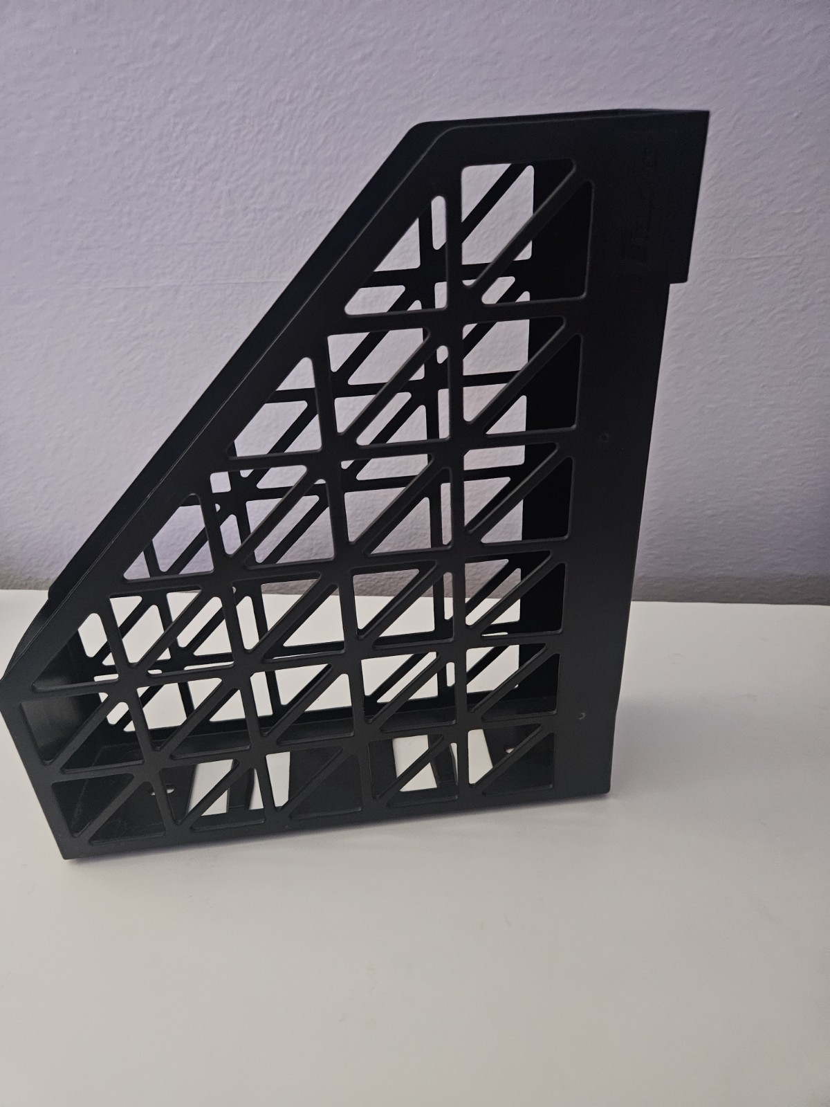 Black Binder And Or Book Holder, Plastic