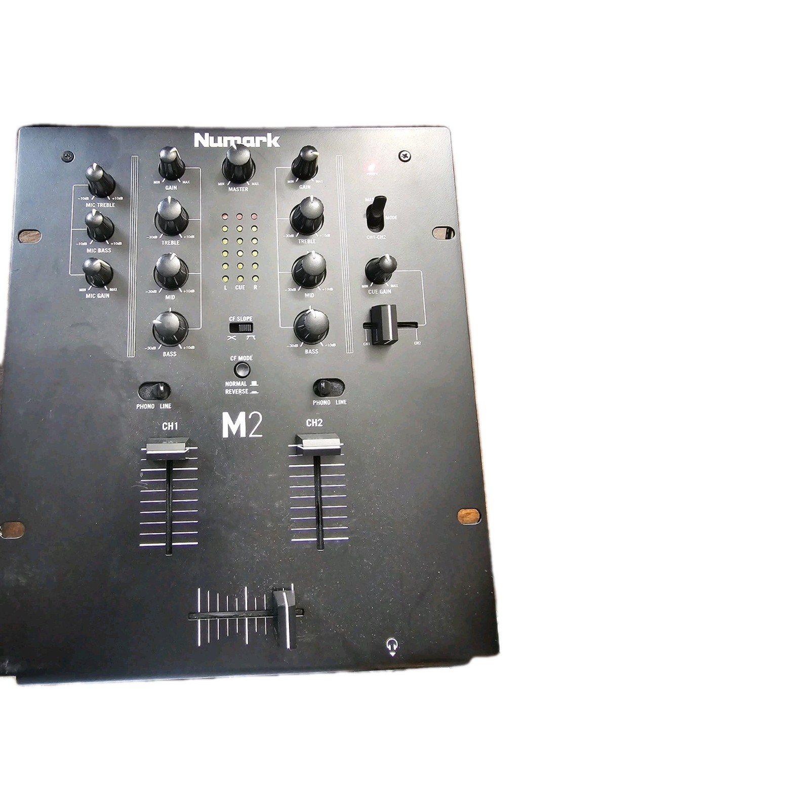 NUMARK M2 Black Performance Scratch DJ MIXER - Near Mint - Original Box DAMAGE
