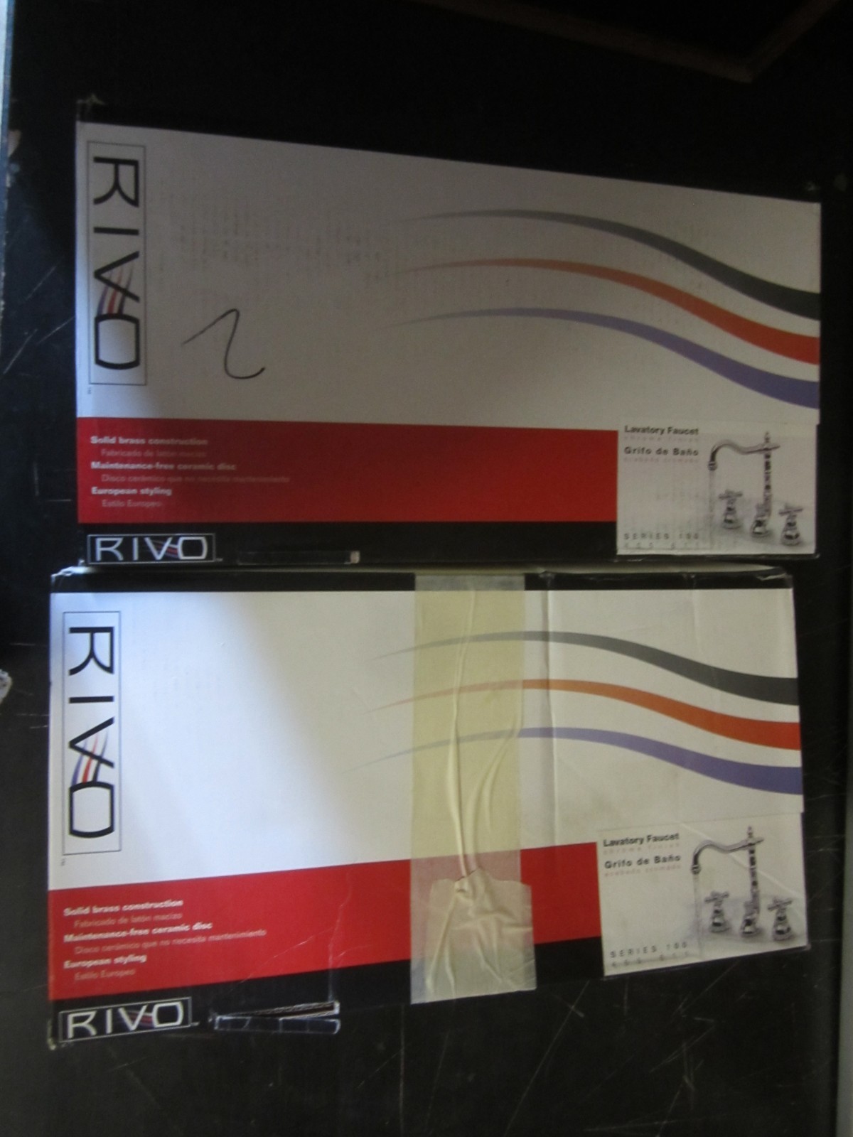 RIVO European Style Lavatory Faucet Brushed Nickel New Open Box Italy Series 100