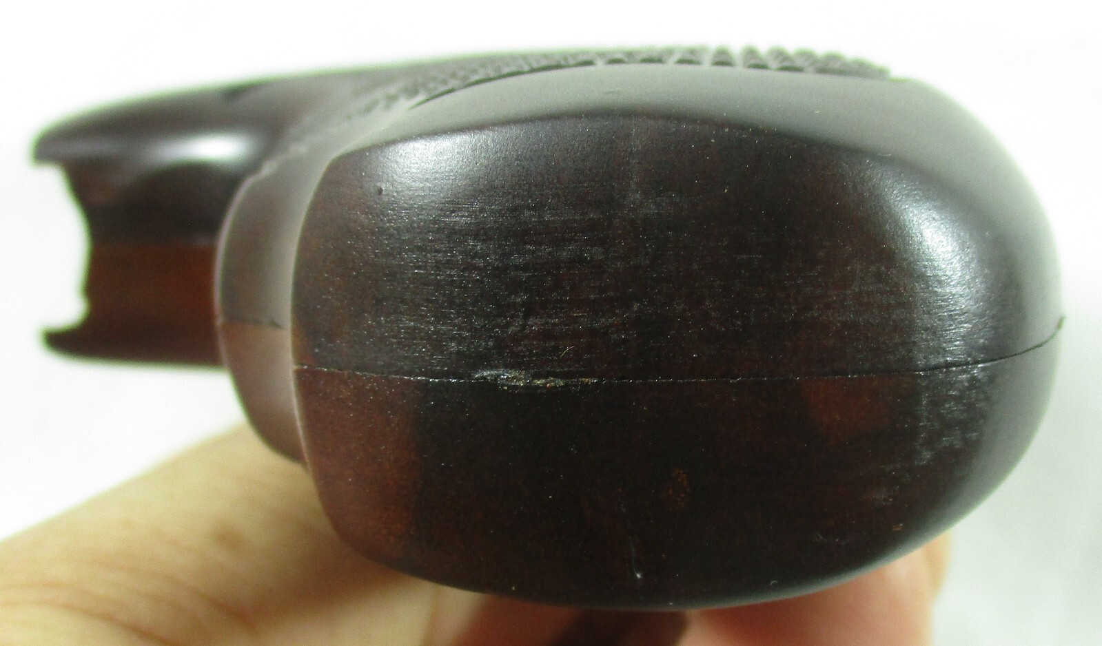 New, wood checkered grips For Smith&Wesson Revolvers, N Frame Round Butt