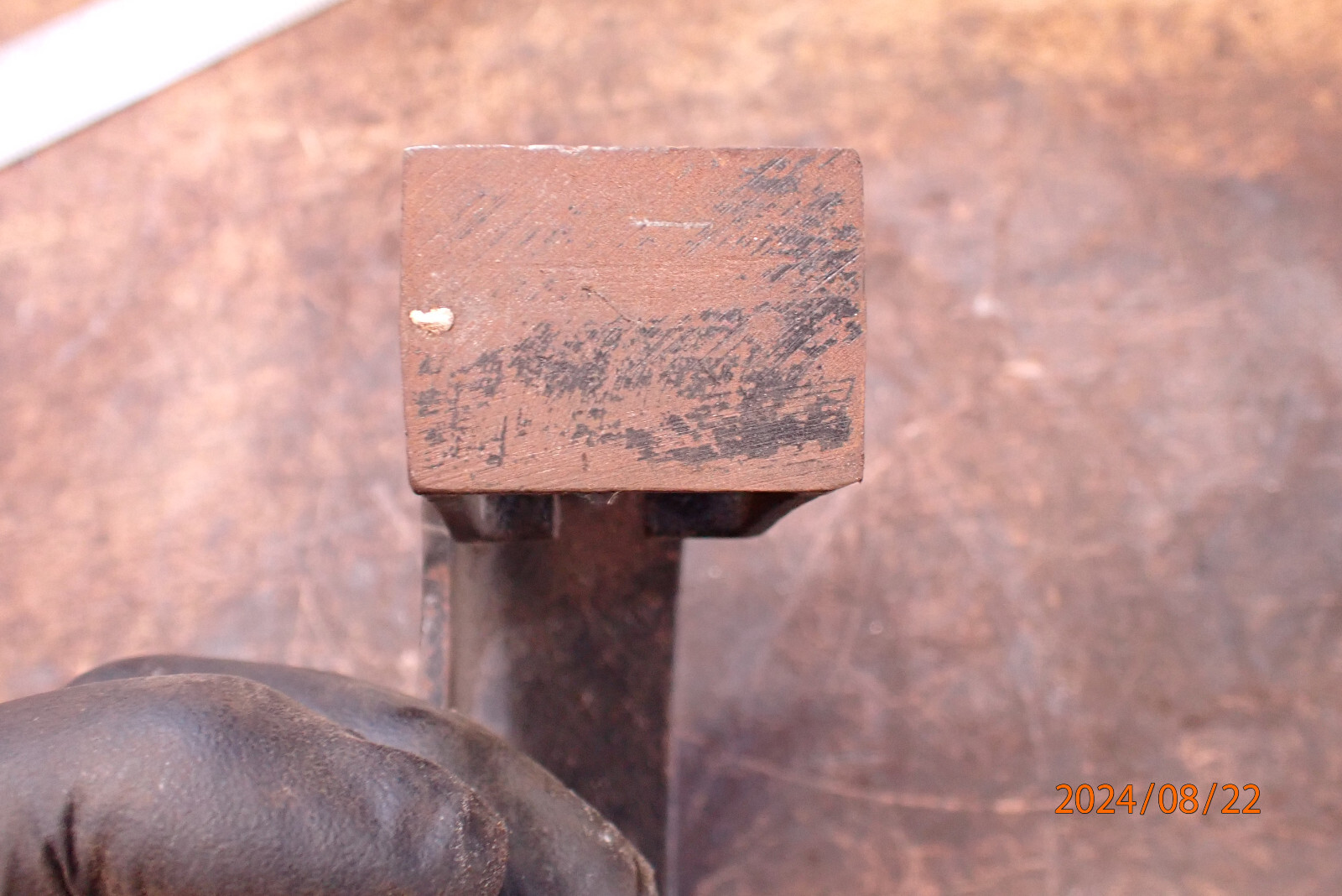 VINTAGE SEARS BENCH GRINDER WHEEL GUARD COVER W/ TOOL REST