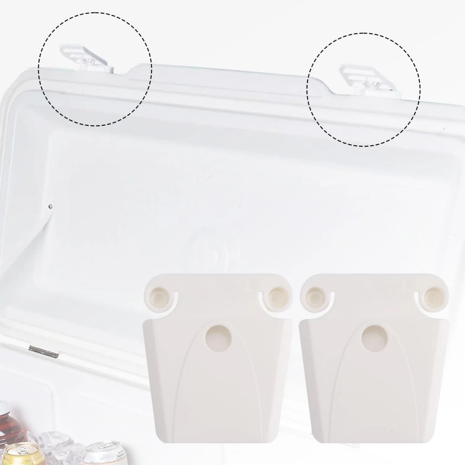 Replacement Hinges and Latches Kit for Igloo Coolers 25-165 Quart Models