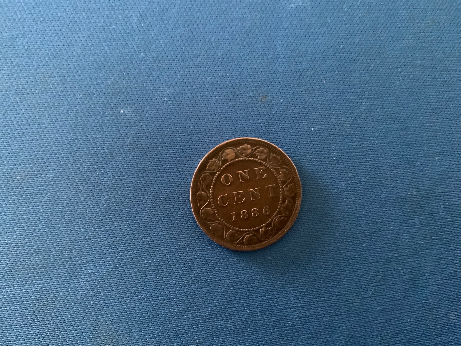 CANADA ONE CENT COIN QUEEN VICTORIA 1886