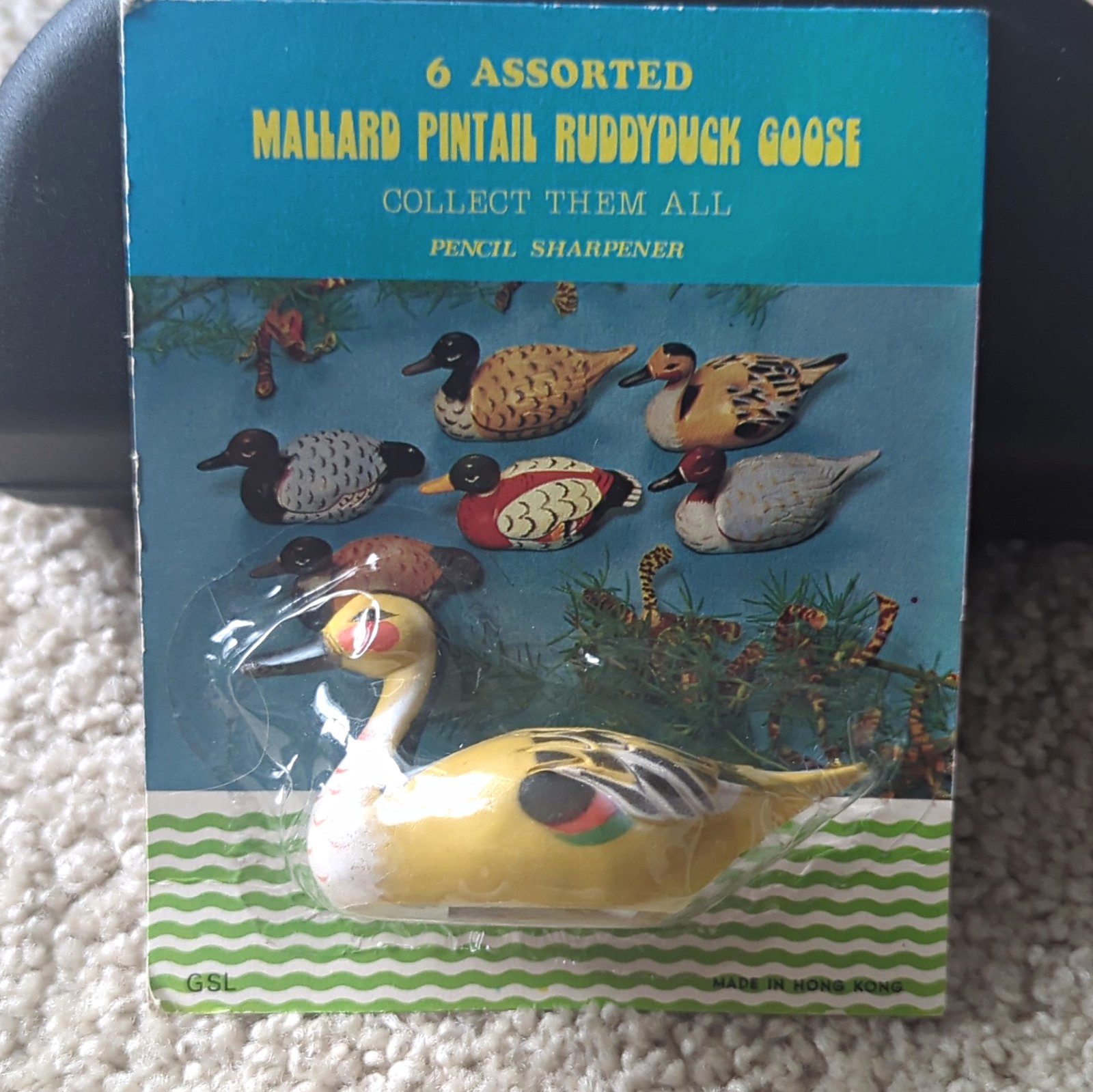 Vintage Duck Pencil Sharpener Original Packaging