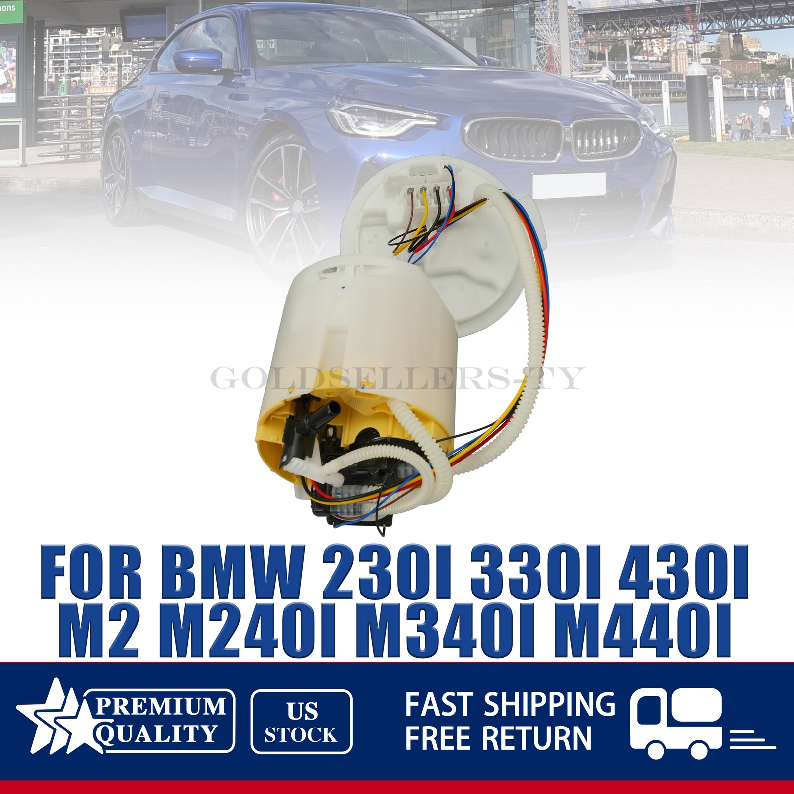 NEW Fuel Pump Module Fits BMW 230i 330i 430i M2 M240i M340i M440i 16117473444