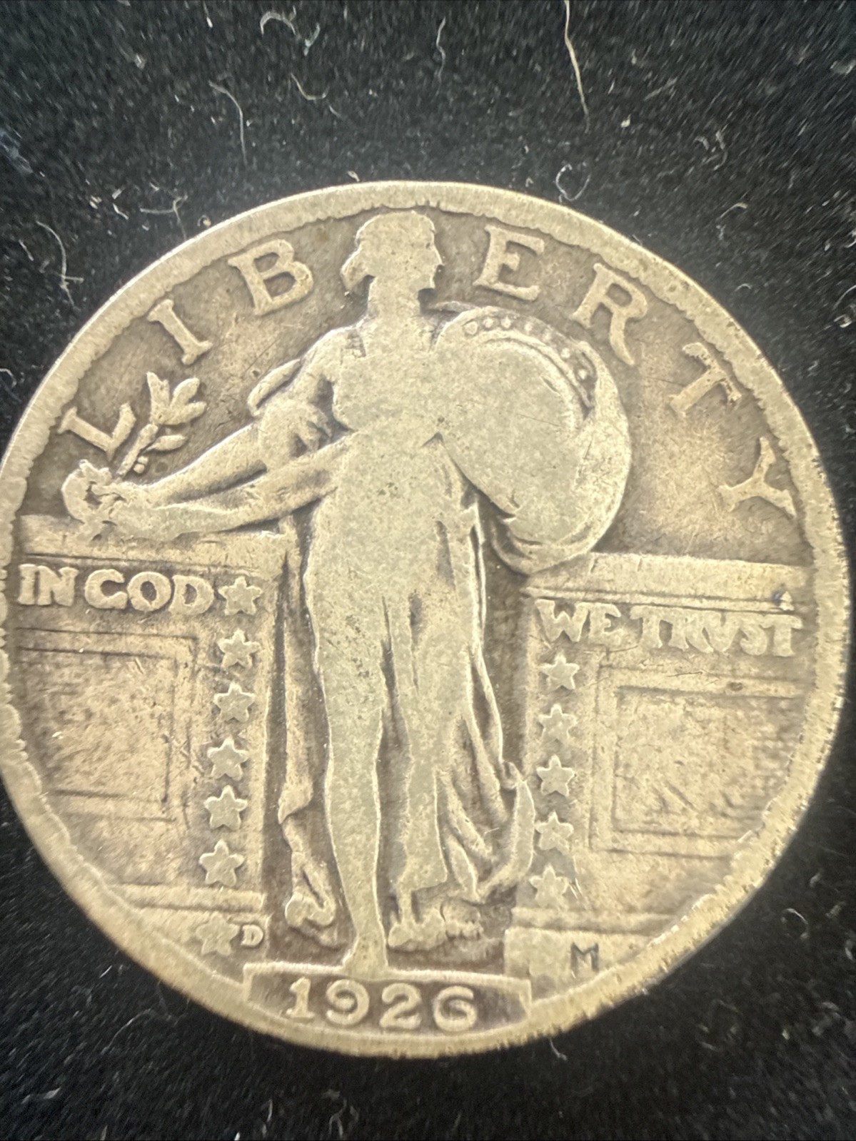 1926-D Standing Liberty Quarter #X349