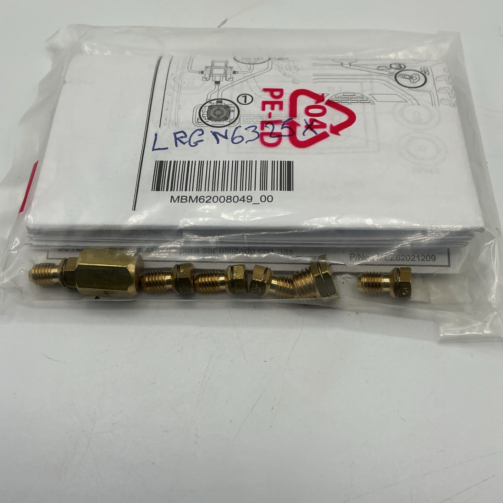 OEM LG Range Conversion Kit LP (Propane) AAA72971052