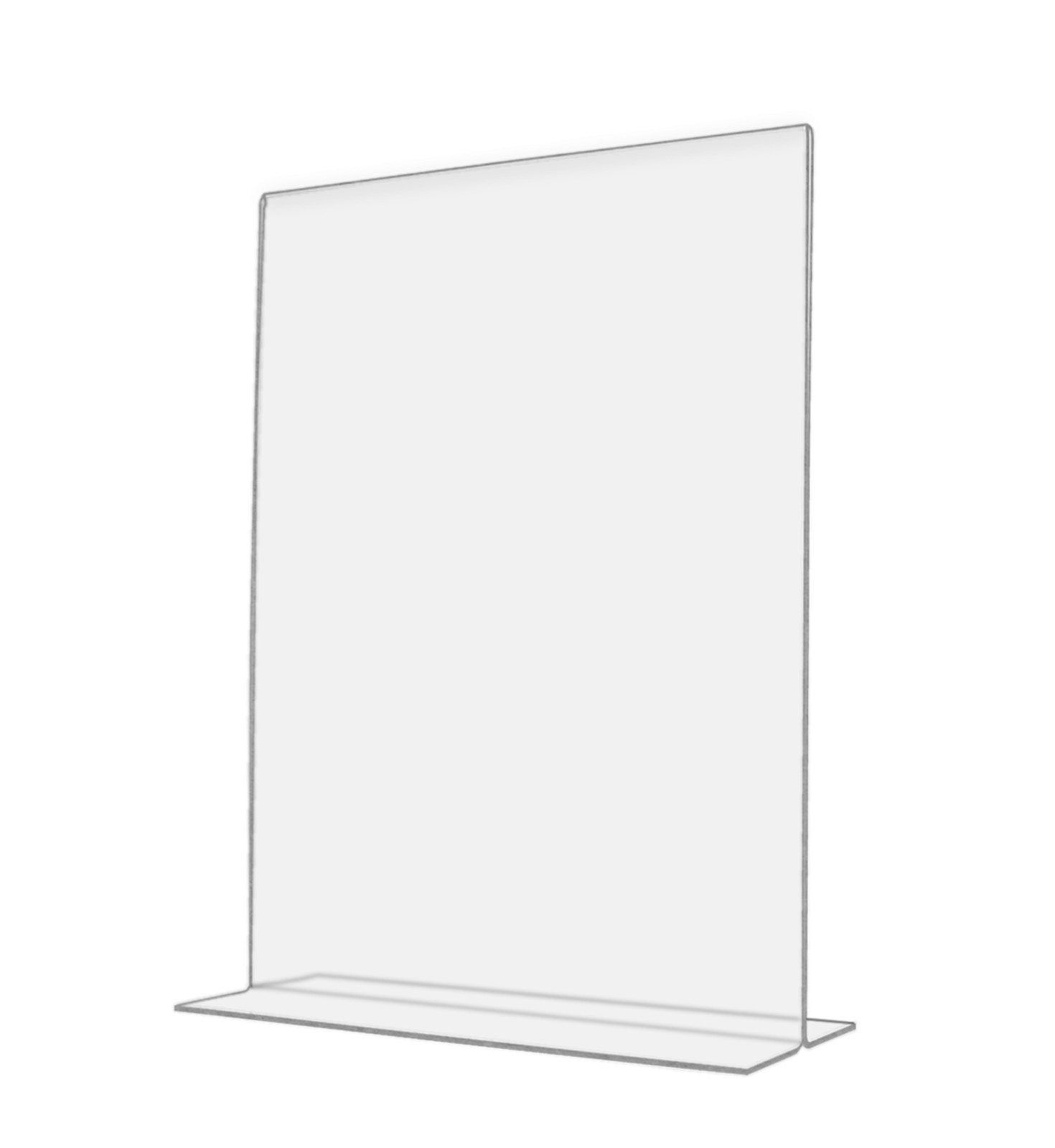 8.5" x 11" Sign Frame Photo Ad Holder Counter Bottom Loading Clear Qty 24