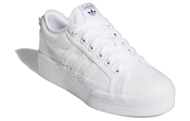 adidas Nizza Platform Triple White - FV5322