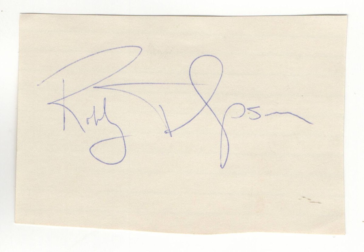 Robby Thompson Signed Autographed Cut Signature San Francisco Giants w/COA