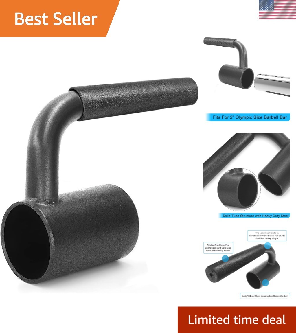 Landmine Attachments, Solid Steel Landmine Handle / T Bar Row Insert for Olym...