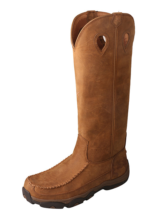 Twisted X Men’s Snake Boot – Distressed Saddle Vapor Guard Waterproof MHKWBS1